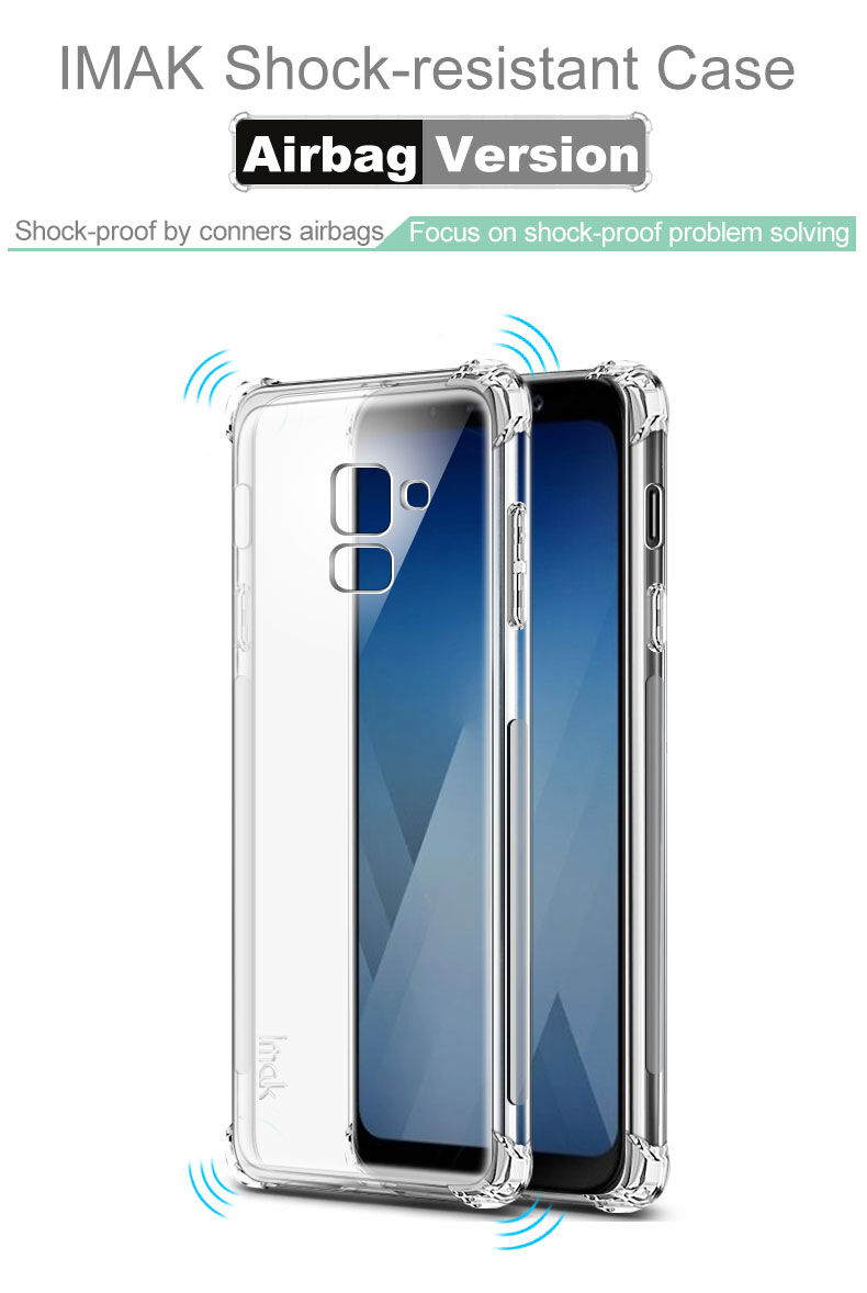 Imak Silky plastový kryt pro Samsung Galaxy A8 Plus (2018) - černý
