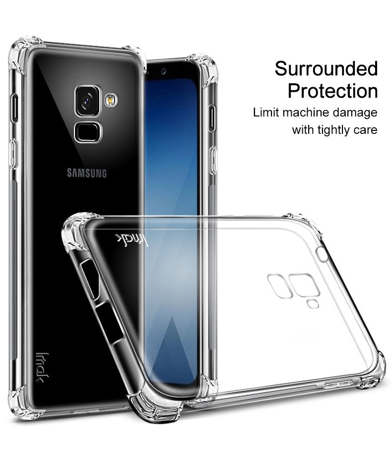Imak Silky plastový kryt pro Samsung Galaxy A8 Plus (2018) - černý