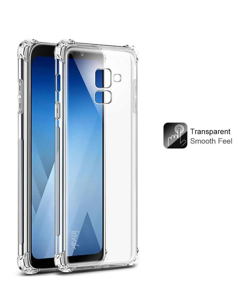 Imak Silky plastový kryt pro Samsung Galaxy A8 Plus (2018) - černý