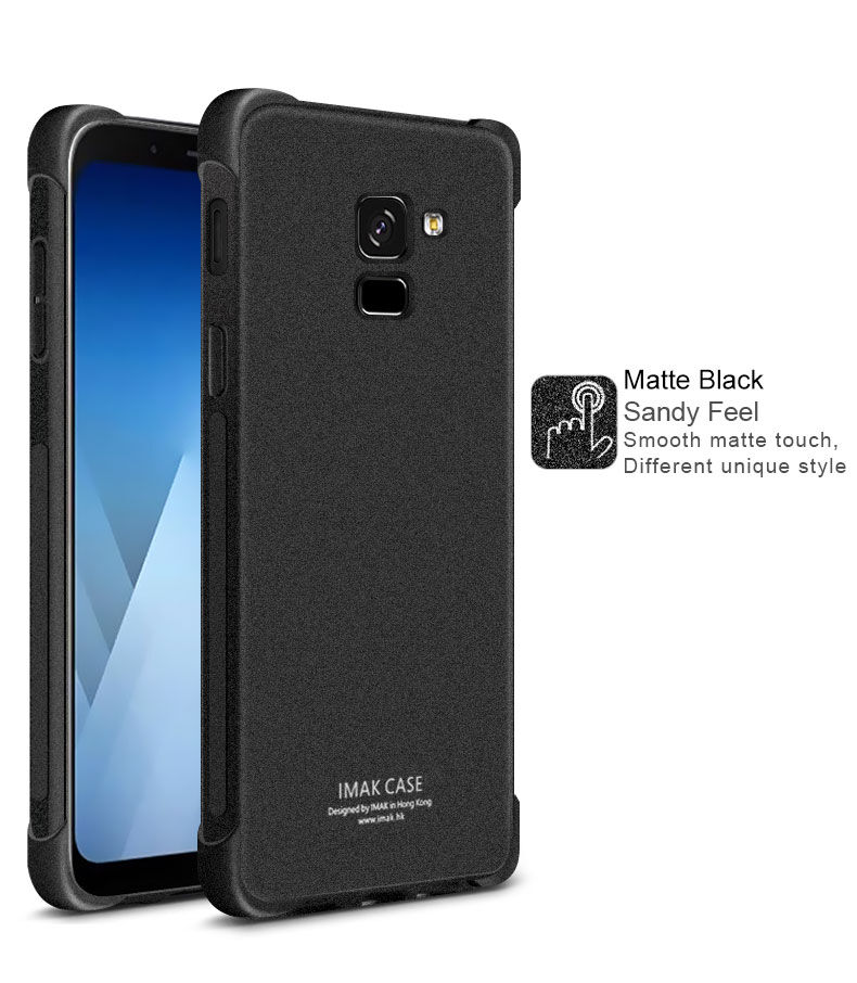 Imak Silky plastový kryt pro Samsung Galaxy A8 Plus (2018) - černý