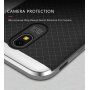 Ipaky Plastový kryt s rámečkem pro Samsung Galaxy J5 (2017) - černostříbrný
