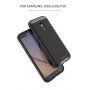 Ipaky Plastový kryt s rámečkem pro Samsung Galaxy J5 (2017) - černošedý