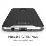Ipaky Plastový kryt s rámečkem pro Samsung Galaxy J5 (2017) - černošedý