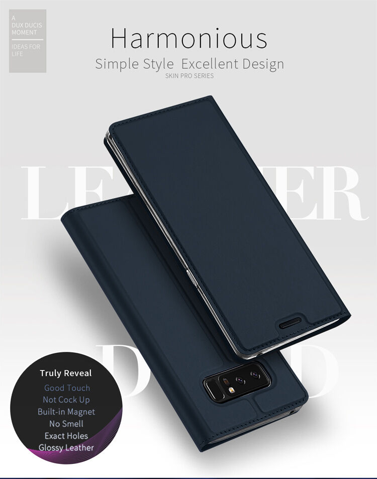 Dux Ducis Skin Pro flipové pouzdro pro Samsung Galaxy Note 8 - šedé
