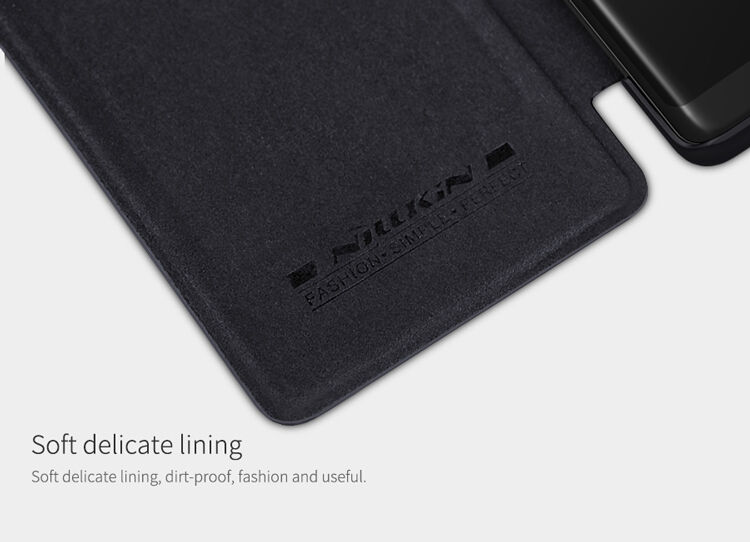 Nillkin Qin Kožené flipové pouzdro pro Samsung Galaxy Note 8 - hnědé