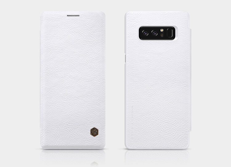 Nillkin Qin Kožené flipové pouzdro pro Samsung Galaxy Note 8 - černé
