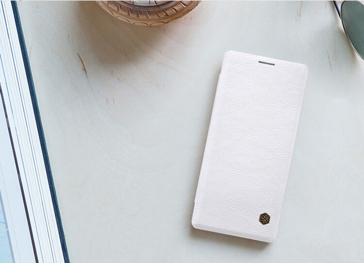 Nillkin Qin Kožené flipové pouzdro pro Samsung Galaxy Note 8 - černé