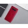 Nillkin Qin Kožené flipové pouzdro pro Samsung Galaxy Note 8 - černé