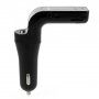 C7 Bluetooth FM transmitter do auta se slotem na TF kartu a porty 3,5 mm jack / USB-A - černý