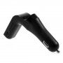 C7 Bluetooth FM transmitter do auta se slotem na TF kartu a porty 3,5 mm jack / USB-A - černý