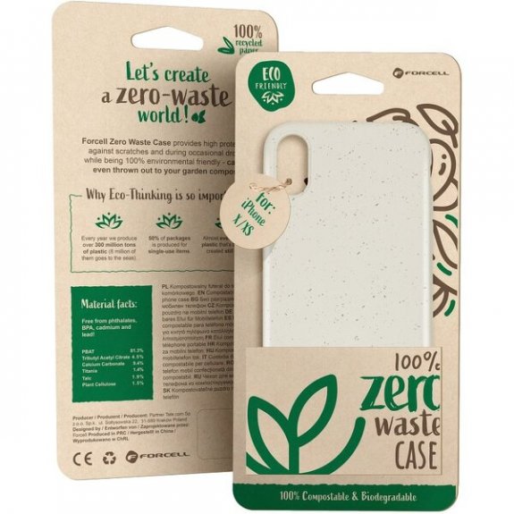 Forcell BIO Zero Waste kryt Samsung Galaxy S20 bílý