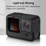 Puluz silikonové pouzdro pro kameru GoPro HERO9 s poutkem a krytkou objektivu - černé