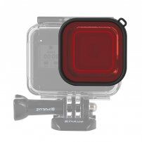 Puluz filtr na čočku pro GoPro HERO8 Black - červený