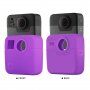 Puluz silikonové ochranné pouzdro pro GoPro Fusion - fialové