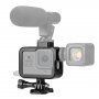 Puluz ochranný hliníkový rámeček pro GoPro HERO8 Black - černý