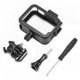 Puluz ochranný hliníkový rámeček pro GoPro HERO8 Black - černý