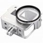 Puluz ochranný obal s 52 mm UV objektivem pro GoPro HERO (2018) / 7 Black / 6 Black / 5 Black - stříbrný