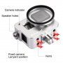 Puluz ochranný obal s 52 mm UV objektivem pro GoPro HERO (2018) / 7 Black / 6 Black / 5 Black - stříbrný