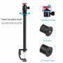Puluz držák s prodloužením 33-60 cm a 1/4 závitem pro GoPro - černý 
