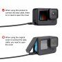 Puluz silikonový ochranný obal s krytem objektivu a bočního rozhraní a řemínek na zápěstí pro GoPro HERO9 Black - černý