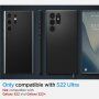 Spigen Liquid Air kryt Samsung Galaxy S22 Ultra černý