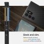 Spigen Liquid Air kryt Samsung Galaxy S22 Ultra černý
