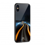 NXE kryt se skleněnou zadní stranou pro iPhone XS Max - noční cesta