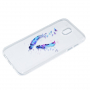 Plastový kryt peří pro Samsung Galaxy J5 (2017) - transparentní