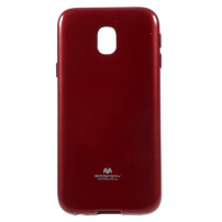 Goospery třpytivý kryt pro Samsung Galaxy J3 (2017) - červený