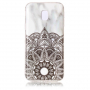 Plastový kryt mandala pro Samsung Galaxy J3 (2017) - bílý