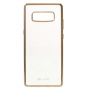 G-Case čirý kryt s rámečkem pro Samsung Galaxy Note 8 - zlatý