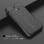 Litchi kožený kryt pro Samsung Galaxy J3 (2017) - černý