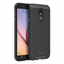 Ipaky Plastový kryt s rámečkem pro Samsung Galaxy J5 (2017) - černošedý