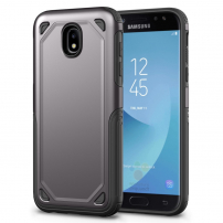 Odolný protiskluzový kryt pro Samsung Galaxy J7 (2017) - šedý