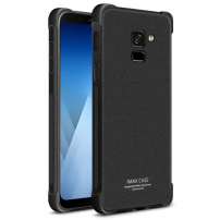 Imak Silky plastový kryt Frosted pro Samsung Galaxy A8 Plus (2018) - černý