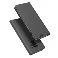 Dux Ducis Skin Pro flipové pouzdro pro Samsung Galaxy A8 (2018) - šedé