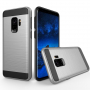 Plastový broušený kryt pro Samsung Galaxy S9 - stříbrný