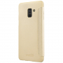 Nillkin Sparkle flipové pouzdro pro Samsung Galaxy A8 (2018) - zlaté