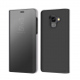 Zrcadlový pokovený kryt pro Samsung Galaxy A8 (2018) - černý