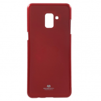 Goospery Jelly kryt pro Samsung Galaxy A8 (2018) - červený