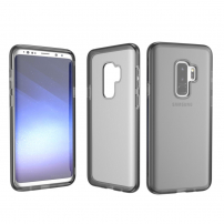 Plastový kryt s rámečkem pro Samsung Galaxy S9 Plus - černý