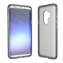 Plastový kryt s rámečkem pro Samsung Galaxy S9 Plus - černý