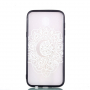 Plastový embosovaný kryt mandala pro Samsung Galaxy J5 (2017) - transparentní