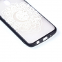Plastový embosovaný kryt mandala pro Samsung Galaxy J5 (2017) - transparentní