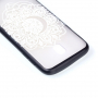 Plastový embosovaný kryt mandala pro Samsung Galaxy J5 (2017) - transparentní