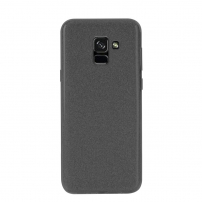 Nxe Plastový třpytivý kryt  pro Samsung Galaxy A8 (2018) - černý