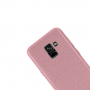 Nxe Plastový třpytivý kryt  pro Samsung Galaxy A8 (2018) - růžovozlatý
