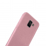 Nxe Plastový třpytivý kryt  pro Samsung Galaxy A8 (2018) - růžovozlatý