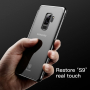 Baseus Glitter čirý kryt s rámečkem pro Samsung Galaxy S9 Plus - černý
