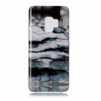 Plastový kryt mramor pro Samsung Galaxy S9 - šedý